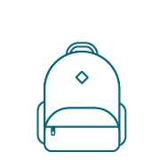 icon of bookbag